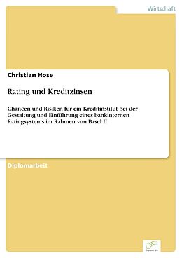 E-Book (pdf) Rating und Kreditzinsen von Christian Hose