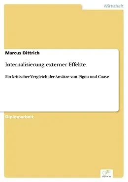 E-Book (pdf) Internalisierung externer Effekte von Marcus Dittrich