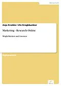 E-Book (pdf) Marketing - Research Online von Anja Krutzke, Ute Krogbäumker