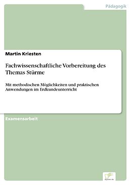 E-Book (pdf) Fachwissenschaftliche Vorbereitung des Themas Stürme von Martin Kriesten