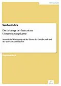 E-Book (pdf) Die arbeitgeberfinanzierte Unterstützungskasse von Sascha Anders
