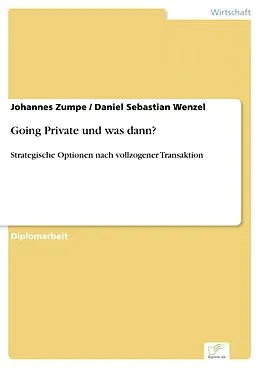 E-Book (pdf) Going Private und was dann? von Johannes Zumpe, Daniel Sebastian Wenzel