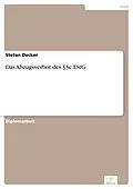 E-Book (pdf) Das Abzugsverbot des §3c EStG von Stefan Decker