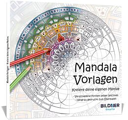 Kartonierter Einband Mandala Vorlagen - kreiere deine eigenen Motive von 