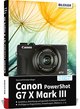 Fester Einband Canon PowerShot G7X Mark III von Dr. Kyra Sänger, Dr. Christian Sänger