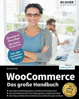 E-Book (pdf) WooCommerce - Das große Handbuch - aktualisierte Neuauflage von Bernd Schmitt