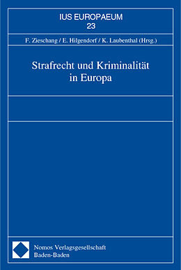 Kartonierter Einband Strafrecht und Kriminalität in Europa von 
