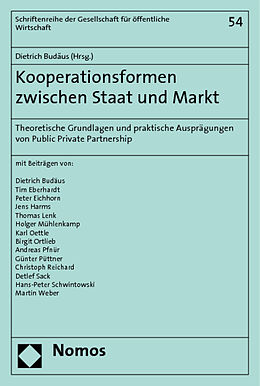 Kartonierter Einband Kooperationsformen zwischen Staat und Markt von Dietrich Budäus