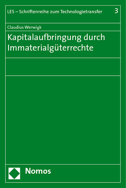 Kapitalaufbringung durch Immaterialgüterrechte