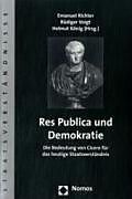 Res Publica und Demokratie