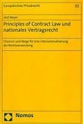 Kartonierter Einband Principles of Contract Law und nationales Vertragsrecht von Olaf Meyer