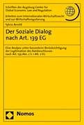 Kartonierter Einband Der Soziale Dialog nach Art. 139 EG von Sylvia Arnold