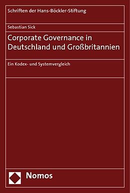 Kartonierter Einband Corporate Governance in Deutschland und Großbritannien von Sebastian Sick