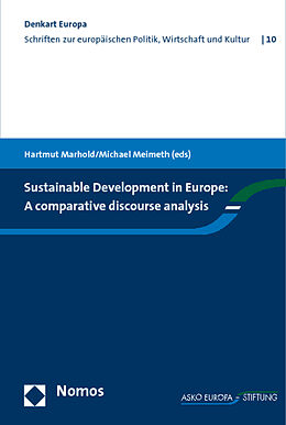 Couverture cartonnée Sustainable Development in Europe: A comparative discourse analysis de 