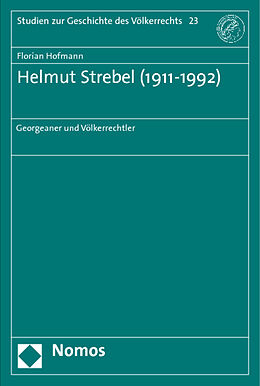 Kartonierter Einband Helmut Strebel (1911-1992) von Florian Hofmann