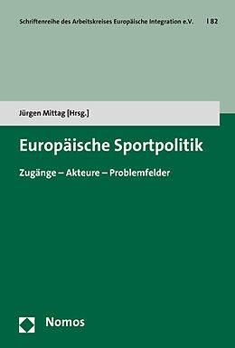 Kartonierter Einband Europäische Sportpolitik von 