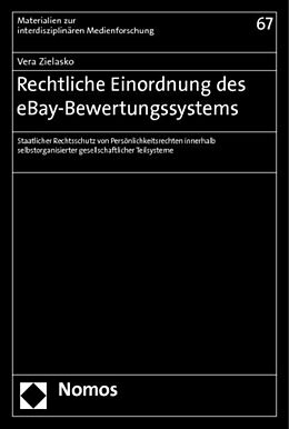 Kartonierter Einband Rechtliche Einordnung des eBay-Bewertungssystems von Vera Zielasko