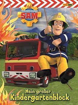 Kartonierter Einband Feuerwehrmann Sam Kindergartenblock von 