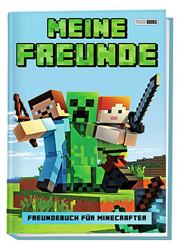 Fester Einband Meine Freunde - Freundebuch für Minecrafter von 