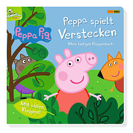 Pappband, unzerreissbar Peppa Pig: Peppa spielt Verstecken - Mein lustiges Klappenbuch von Panini