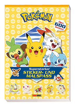 Couverture cartonnée Pokémon: Superstarker Sticker- und Malspaß de Panini