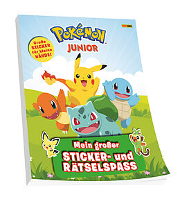 Kartonierter Einband Pokémon Junior: Mein großer Sticker- und Rätselspaß von Pokémon