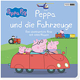 Pappband Peppa Pig: Peppa und die Fahrzeuge - Eine abenteuerliche Reise mit vielen Klappen von Panini