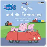 Pappband Peppa Pig: Peppa und die Fahrzeuge - Eine abenteuerliche Reise mit vielen Klappen von Panini