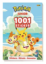 Kartonierter Einband Pokémon Junior: 1001 Sticker - Stickern - Rätseln - Ausmalen von Panini, Pokémon
