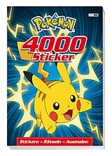 Kartonierter Einband Pokémon: 4000 Sticker: Stickern - Rätseln - Ausmalen von 