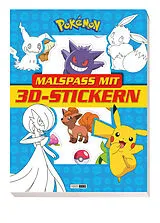 Kartonierter Einband (Kt) Pokémon: Malspaß mit 3D-Stickern von Pokémon, Panini
