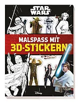 Kartonierter Einband Star Wars: Malspaß mit 3D-Stickern von Panini
