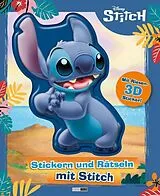 Kartonierter Einband Disney Stitch: Stickern und Rätseln mit Stitch von Disney, Panini
