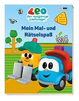 Kartonierter Einband Leo der Lastwagen: Mein Mal- und Rätselspaß!  Mit Glow-in-the-Dark-Stickern! von Panini