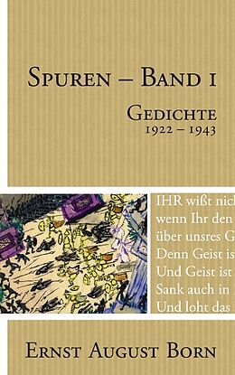 Kartonierter Einband Spuren - Band 1 von Ernst A Born