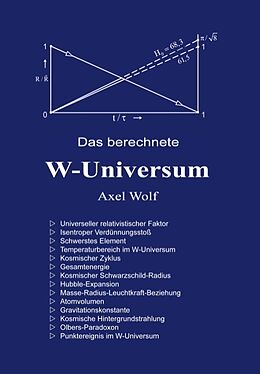 Fester Einband Das berechnete W-Universum von Axel Wolf