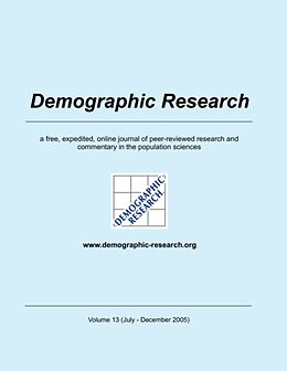 Kartonierter Einband Demographic Research, Volume 13 von 