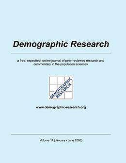 Kartonierter Einband Demographic Research, Volume 14 von 