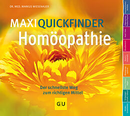 Couverture cartonnée MaxiQuickfinder Homöopathie de Markus Wiesenauer