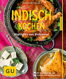 Kartonierter Einband Indisch kochen von Cornelia Schinharl
