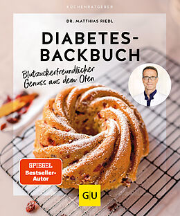 Kartonierter Einband Diabetes-Backbuch von Matthias Riedl