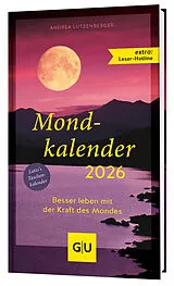 Kartonierter Einband Mondkalender 2026 von Andrea Lutzenberger