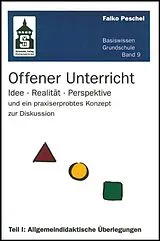 Kartonierter Einband Offener Unterricht von Falko Peschel