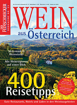 Kartonierter Einband DER FEINSCHMECKER Wein aus Österreich von 