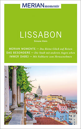 Kartonierter Einband MERIAN momente Reiseführer Lissabon von Simone Klein