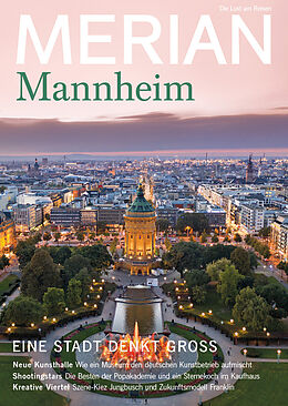 Kartonierter Einband MERIAN Magazin Mannheim von 