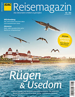 Kartonierter Einband ADAC Reisemagazin Schwerpunkt Rügen + Usedom/Mecklenburg Vorpommern von 