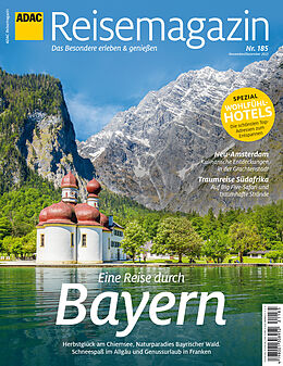Kartonierter Einband ADAC Reisemagazin 10/21 mit Titelthema Bayern von 