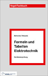 E-Book (pdf) Formeln und Tabellen Elektrotechnik von Peter Behrends, Bernard Wessels