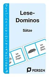 Lese-Dominos, Sätze (Kartenspiel) Spiel